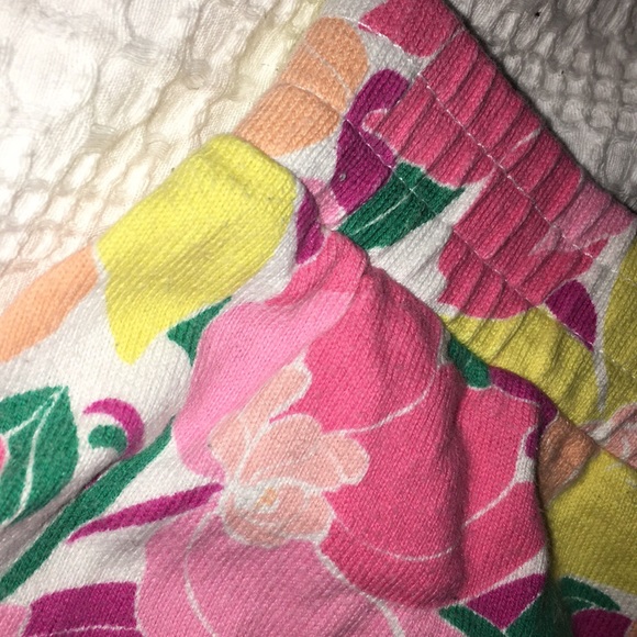{Gymboree} comfy floral and stipe design shorts - Picture 5 of 6